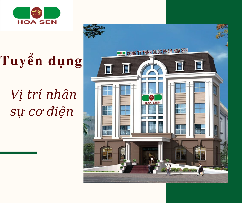 Tuyển dụng nhân viên cơ điện tại TP Nam định, tỉnh Nam Định. (Hạn nộp hồ sơ 15/12/2019 - đi làm ngay)